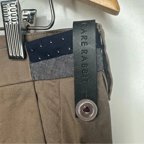 RARE RABBIT Men’s Daron 2 Cotton Stretch Trousers Pants in Tan Size 34 - Picture 6 of 13